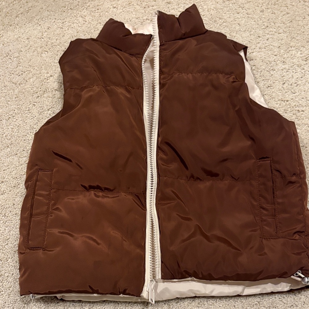 Tilly's Brown Puffer Vest for Kids